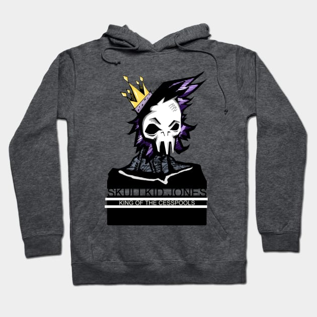 SKULLKID JONES: king of the cesspools Hoodie by frooglekade